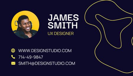 Template di design Offerta Servizi Web Design Studio Business Card US