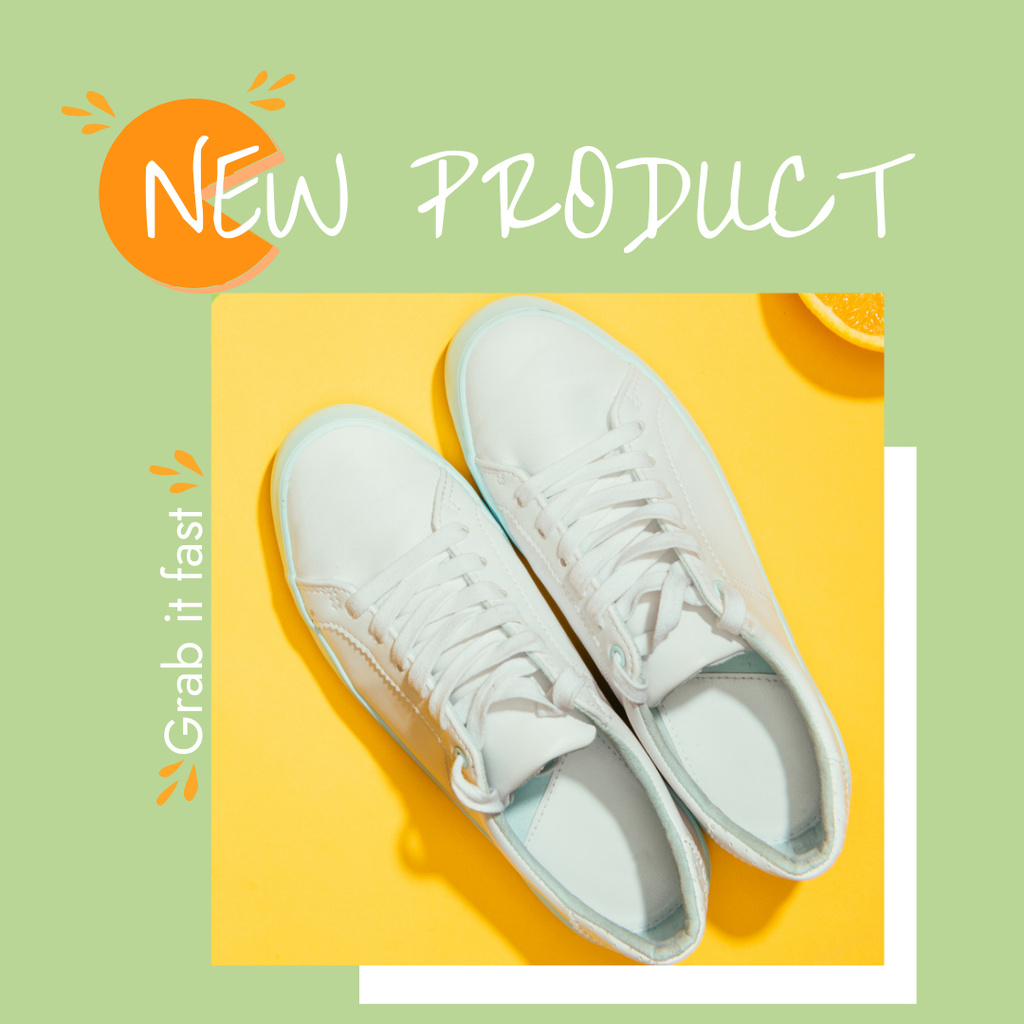 Ontwerpsjabloon van Instagram van New Shoe Collection Announcement