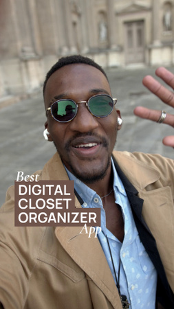 Digital App For Outfits Organizing Offer TikTok Video Design Template