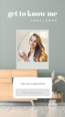 Get To Know Me Challendge Instagram Story Design Template