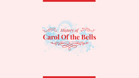 Ontwerpsjabloon van Youtube van Geschiedenis van Carol van de klokken