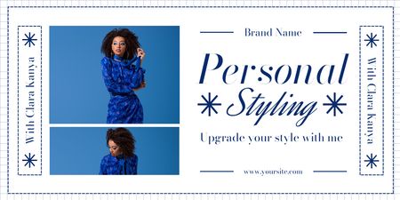 Personal Styling with Fashion Guru Twitter Design Template