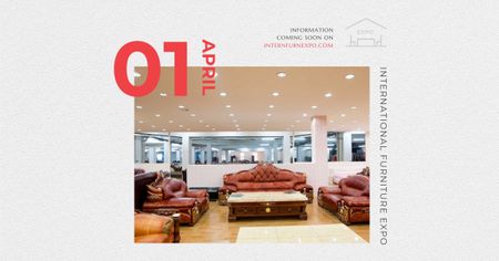 International Furniture Expo Facebook AD Design Template