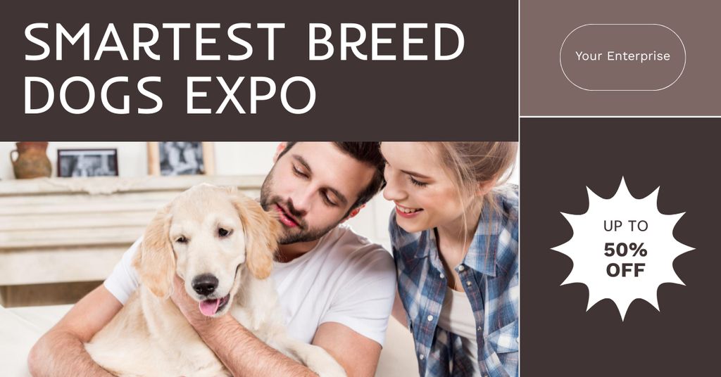 Smartest Dogs Expo Facebook AD – шаблон для дизайна