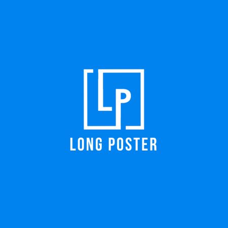 long poster Logo – шаблон для дизайну