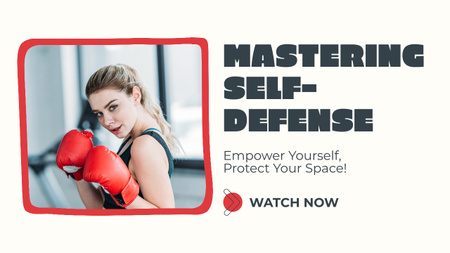 Get Better In Self-Defense Youtube Thumbnail Design Template