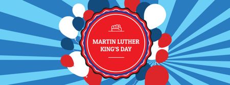 Designvorlage Wir feiern Vielfalt und Inklusion am Martin-Luther-King-Tag für Facebook cover