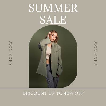 Summer Sale Women's Collection Instagram Design Template