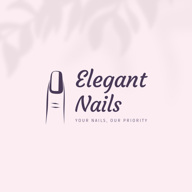 Versatile Manicure Services Logo Design Template