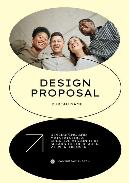 Designvorlage Design Bureau Services Offer für Proposal