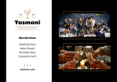 Party Organization Services Offer with People on Celebration