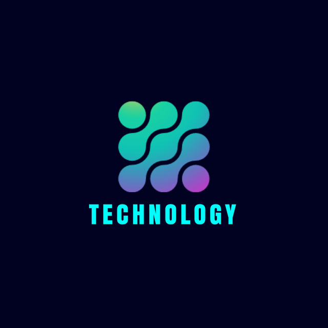 Szablon projektu Technology Icon Logo