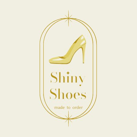 New Arrival Shoe Collection Announcement Logo Modelo de Design