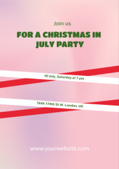 Christmas Holiday Offer in July with Santa Claus