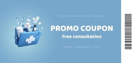 Dietitian Services Offer Coupon Din Large Design Template