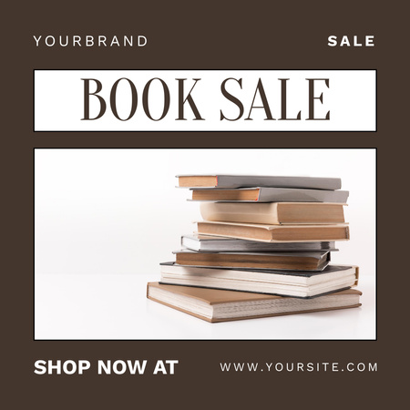 Book shop sale Instagram Design Template
