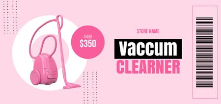 Modern Vacuum Cleaners Sale Offer Coupon Din Large Design Template
