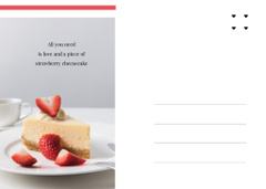 Delicious Cake Offer with Strawberries
