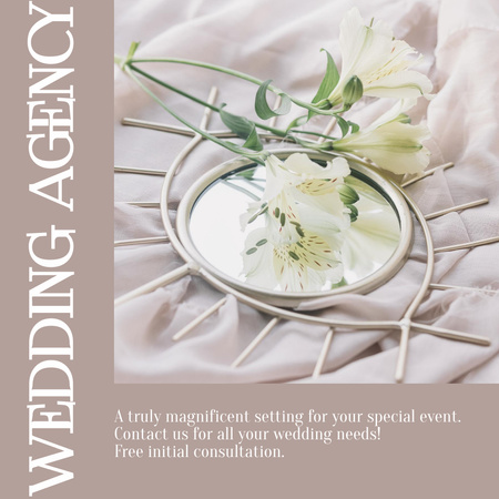 Wedding Celebration Announcement Instagram Modelo de Design