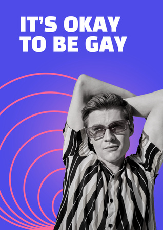 Platilla de diseño Awareness of Tolerance to LGBT Poster