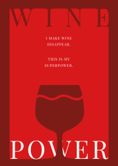 Inspirational Words About Power Of Wine And Glass In Red