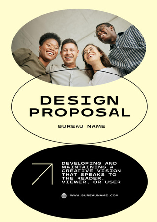 Oferta de serviços do escritório de design Proposal Modelo de Design