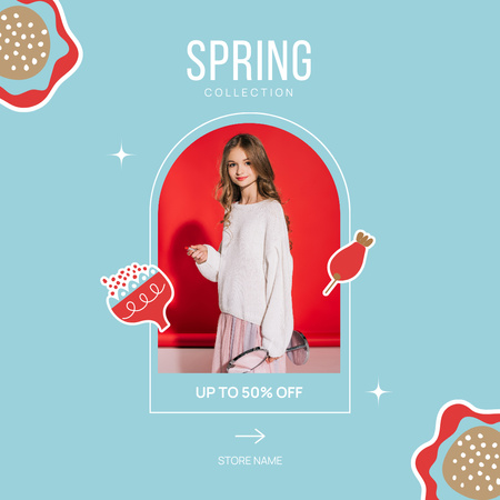 Designvorlage Women's Spring Collection Sale Announcement für Instagram