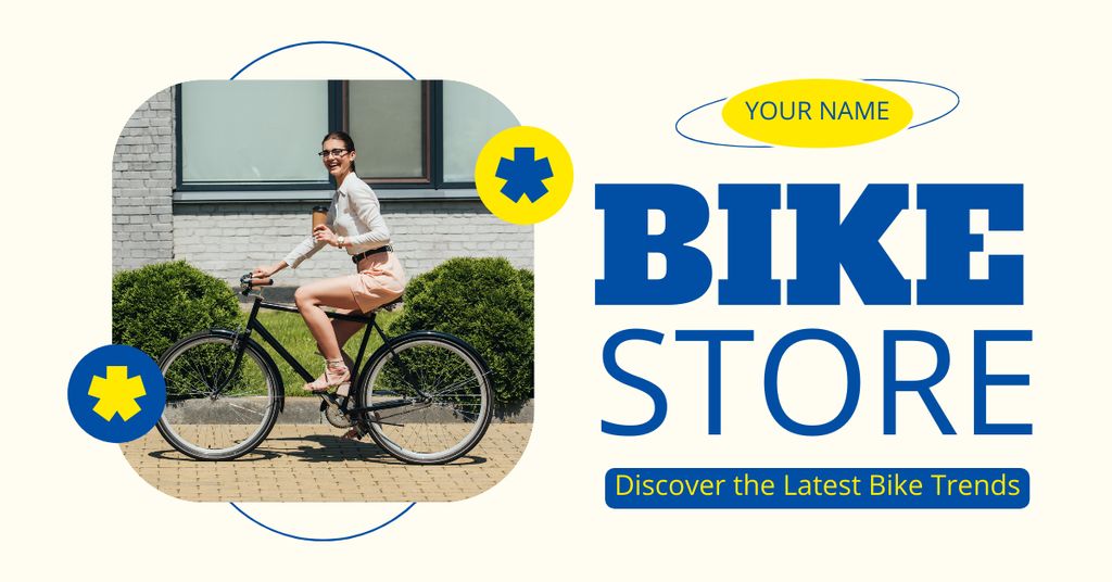 Plantilla de diseño de Best Offers of Bikes Store Facebook AD 