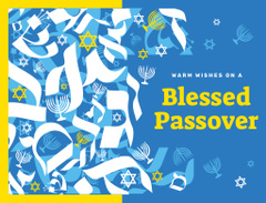 Passover Holiday Symbols Illustration