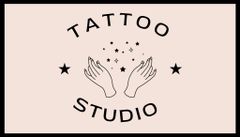 Tattoo Studio Promotion With Hand Illustration