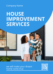 Mixed Race Family for House Improvement Services