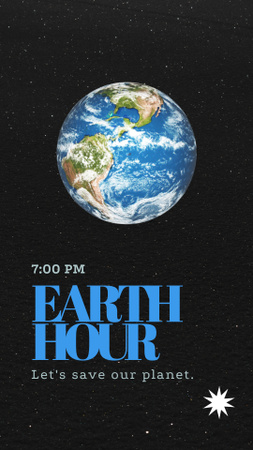 Template di design Giornata della Terra per l'ecologia Instagram Video Story
