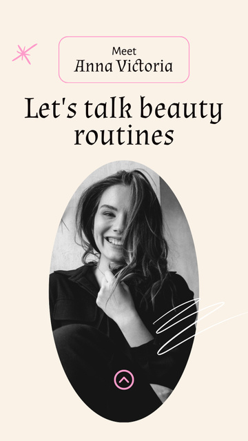 Beauty Blog Promotion with Young Attractive Women Instagram Video Story Šablona návrhu