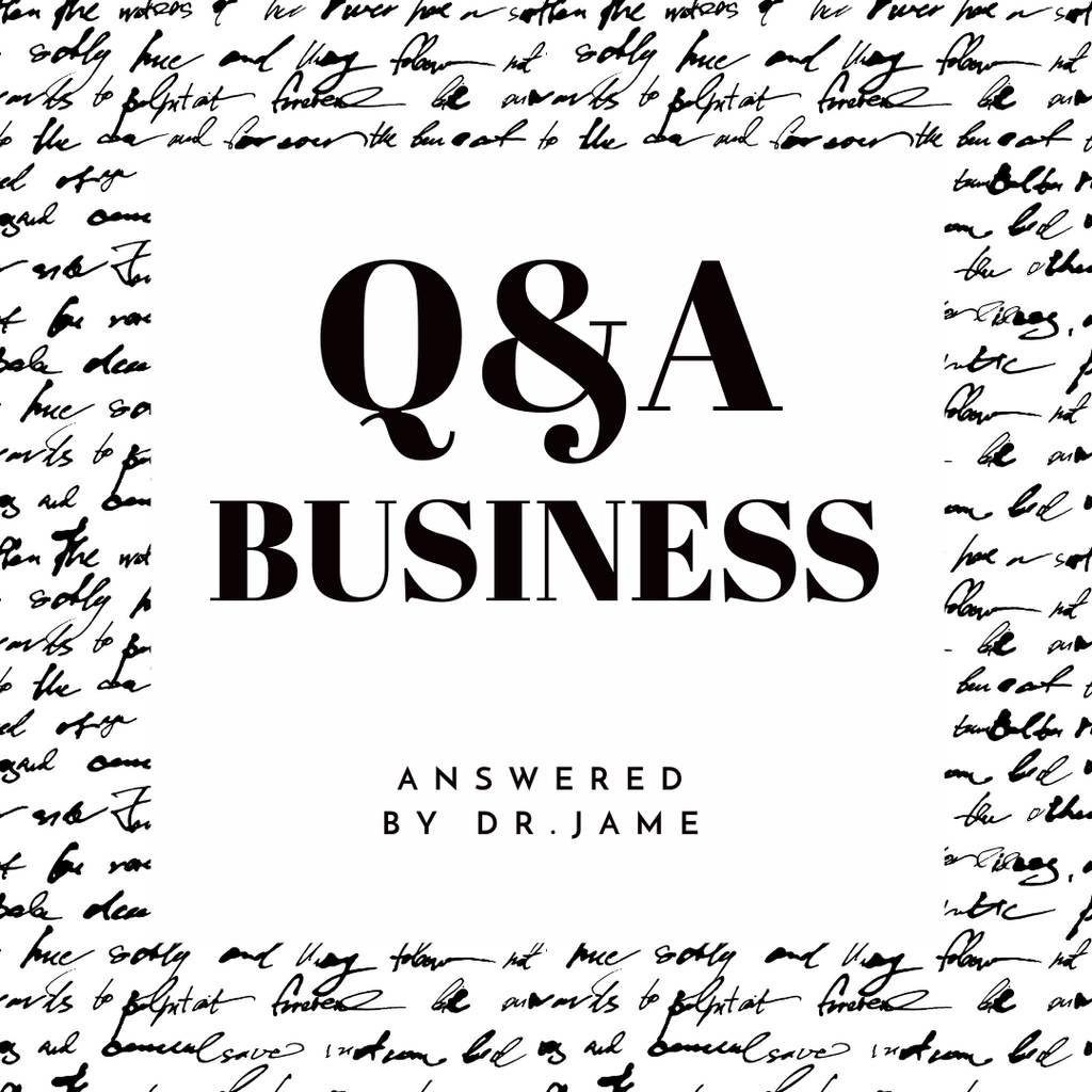 Business Q&A Session Announcement Instagram Tasarım Şablonu