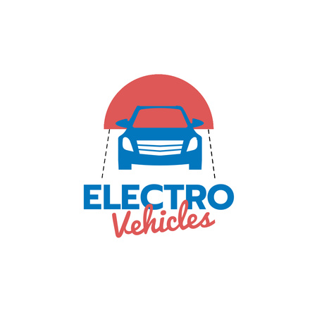 Plantilla de diseño de Ad of Electro Vehicles Store Logo 1080x1080px 