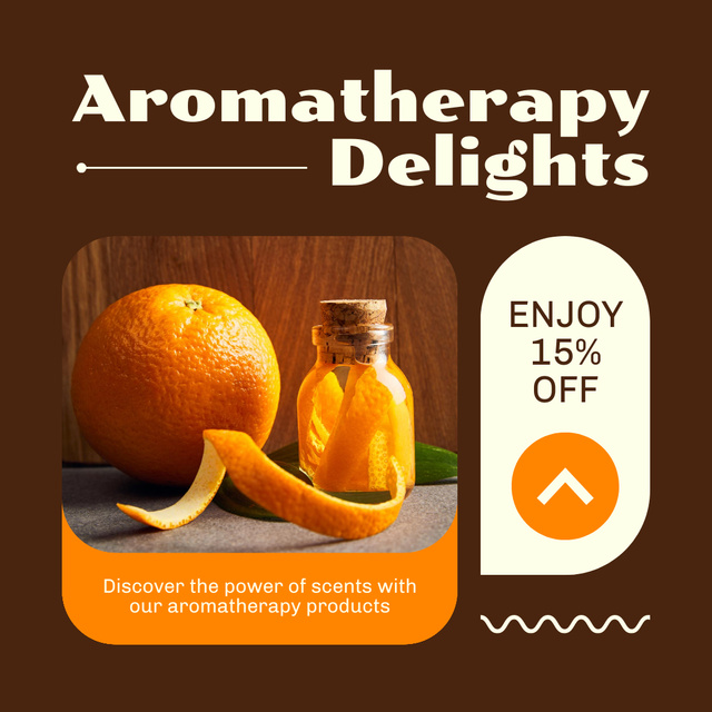 Designvorlage Incredible Aromatherapy Delights With Discount für Instagram