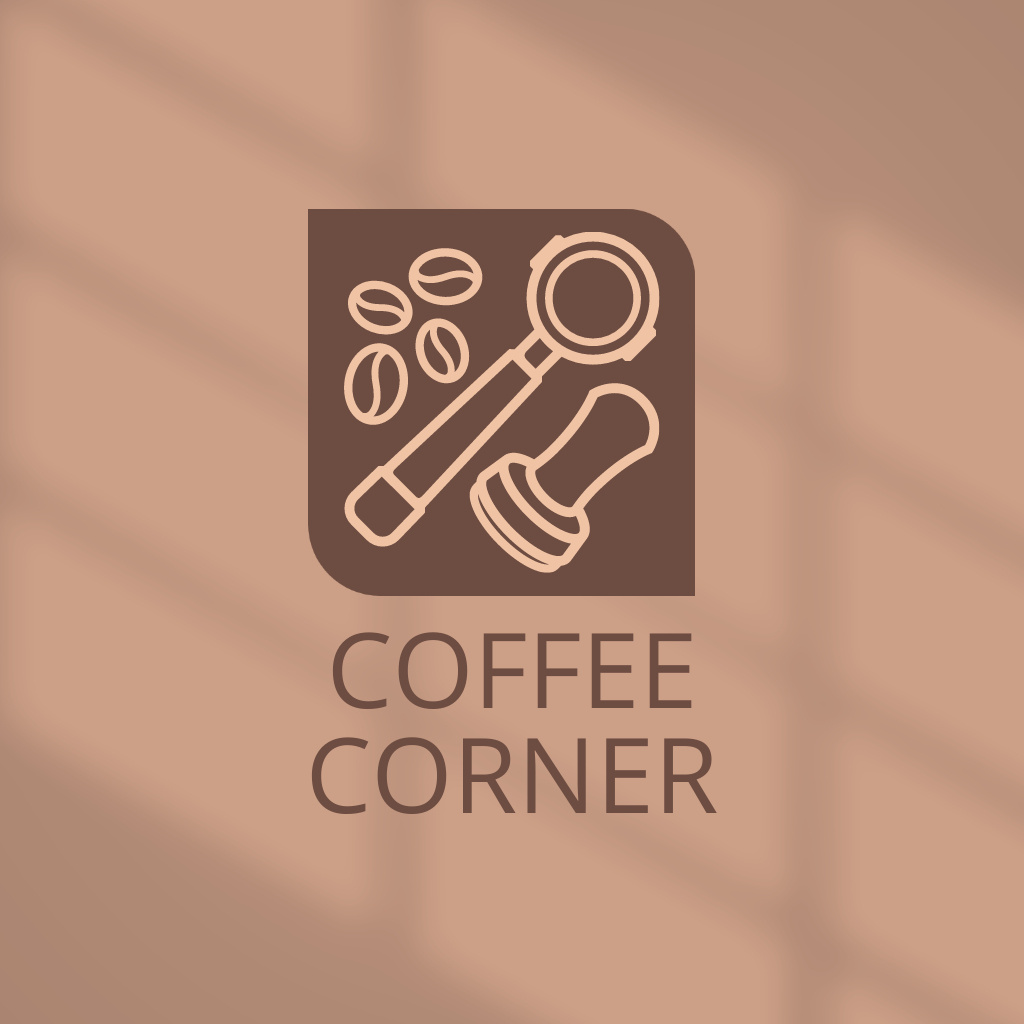 Tasty Coffee Blends Logo tervezősablon