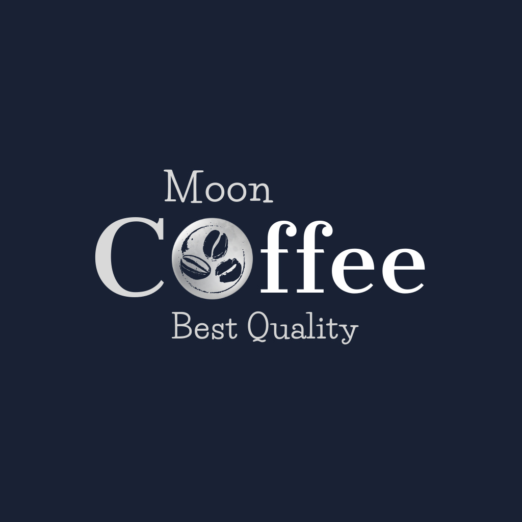 Coffee of Best Quality Logo Šablona návrhu