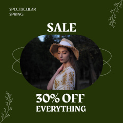 Spring Sale For Every Product In Green