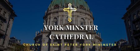Beautiful Cathedral Building Facebook cover Design Template