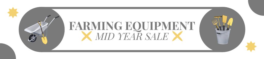 Designvorlage Farming Equipment for Sale für Ebay Store Billboard