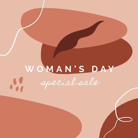 Plantilla de diseño de Special Sale on Women's Day Instagram AD 