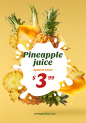 Pineapple Juice Enriched with Fresh Fruit