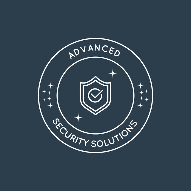 Modèle de visuel Advanced Security Solutions Offer - Animated Logo