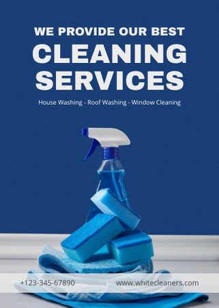 Cleaning Services Flayer – шаблон для дизайна