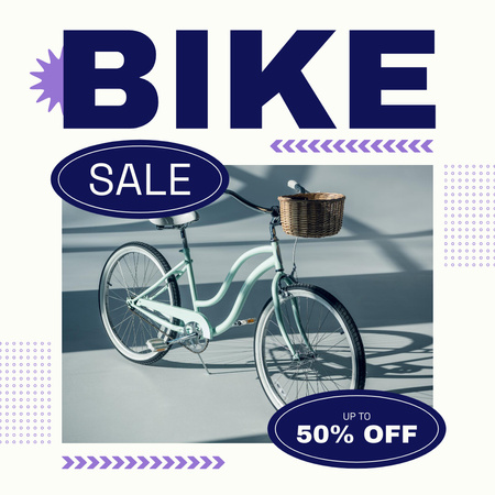 Melhores ofertas de bicicletas urbanas Instagram AD Modelo de Design