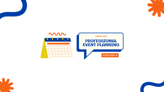 Services of Professional Event Planning Youtube tervezősablon