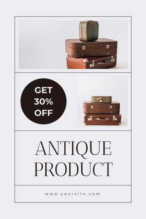 Antique Leather Luggage At Reduced Price Offer Pinterest Design Template