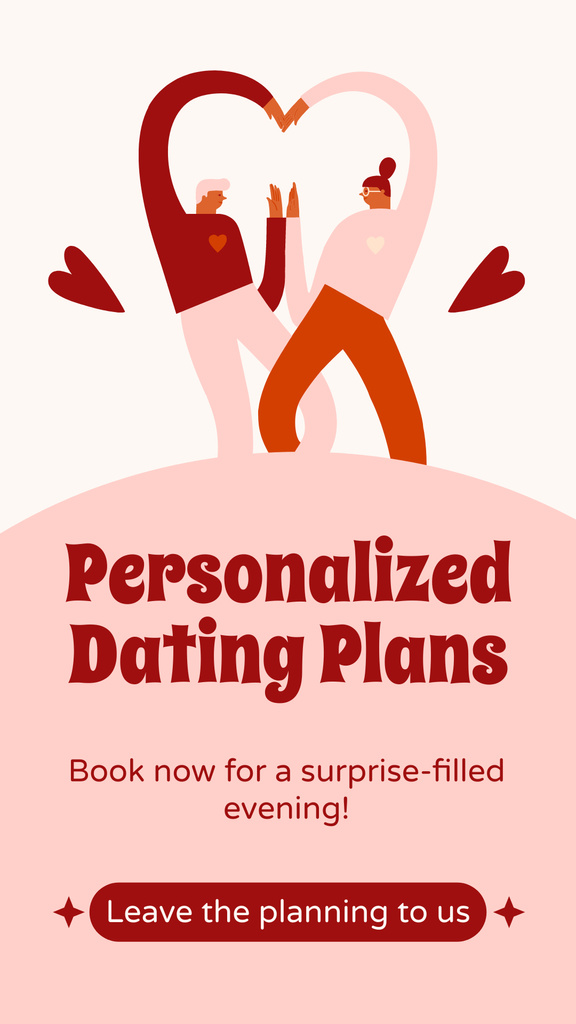 Consultation and Drawing up Personal Dating Plan Instagram Story Πρότυπο σχεδίασης