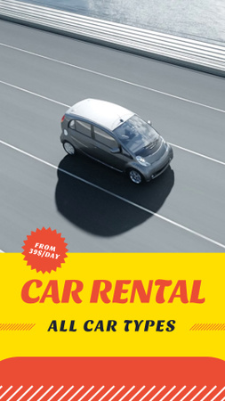 Modèle de visuel Car Rental Services Offer - TikTok Video